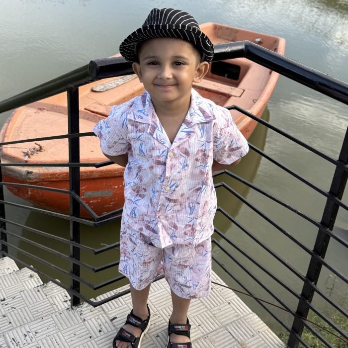 Boys Cuban Shirt & Pant Set. DKS-01